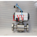 Pneumatic Flanged Stainless Steel Ball Valve